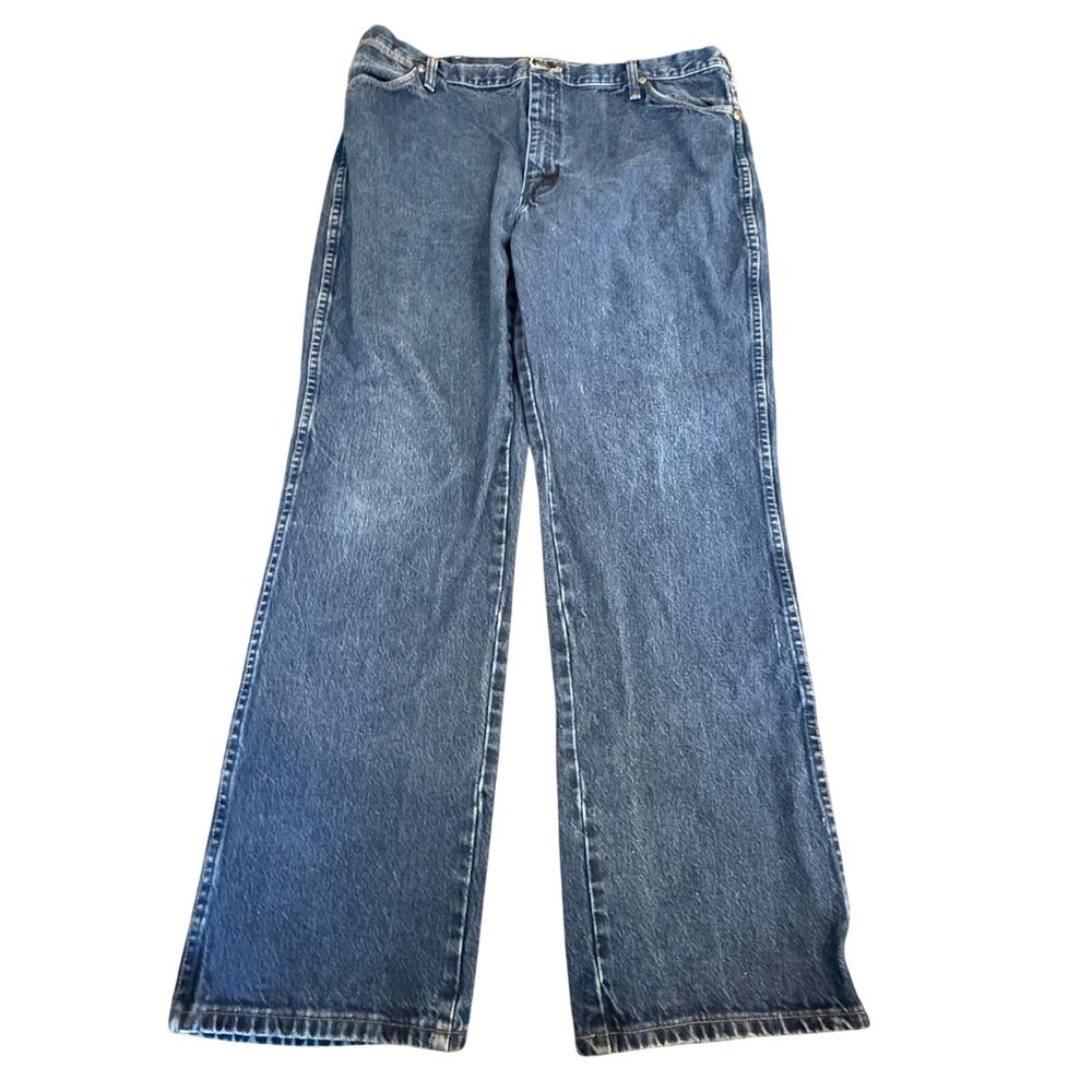 WRANGLER Wester Bootcut Medium Wash Denim Jeans Men 42 x 32